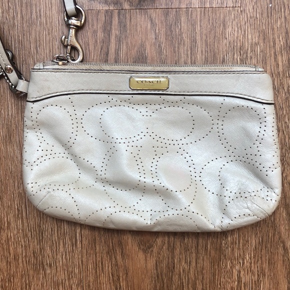 Coach Tan Wristlet - Picture 3 of 4